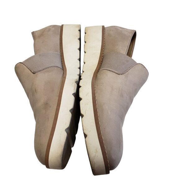 Franco Sarto Hailie 2 Womens Shoes Loafer Size 7.5 Tan Taupe Cream Pre-Owned - Picture 8 of 13